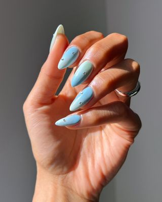 Bright nail colours: Sky Blue