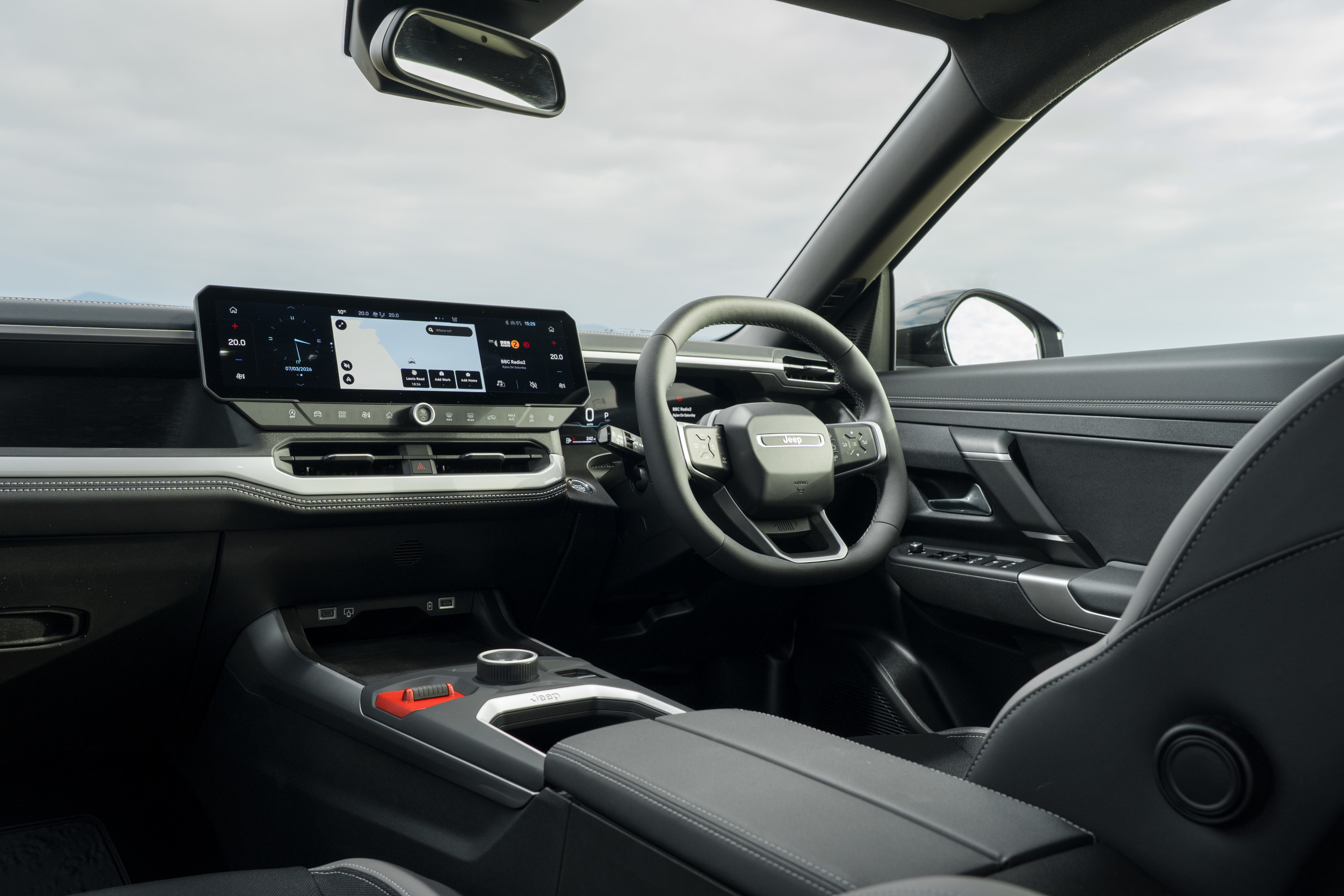 New Jeep Compass dashboard
