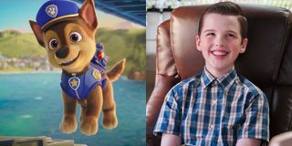 Chase in Paw Patrol: The Movie; Iain Armitage on Young Sheldon