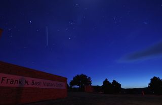 ISS Over McDonald Observatory, Texas