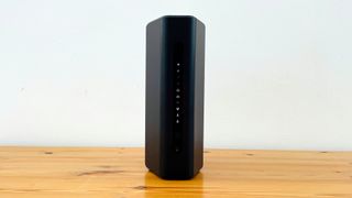 Netgear Nighthawk RS300 router sitting on a table