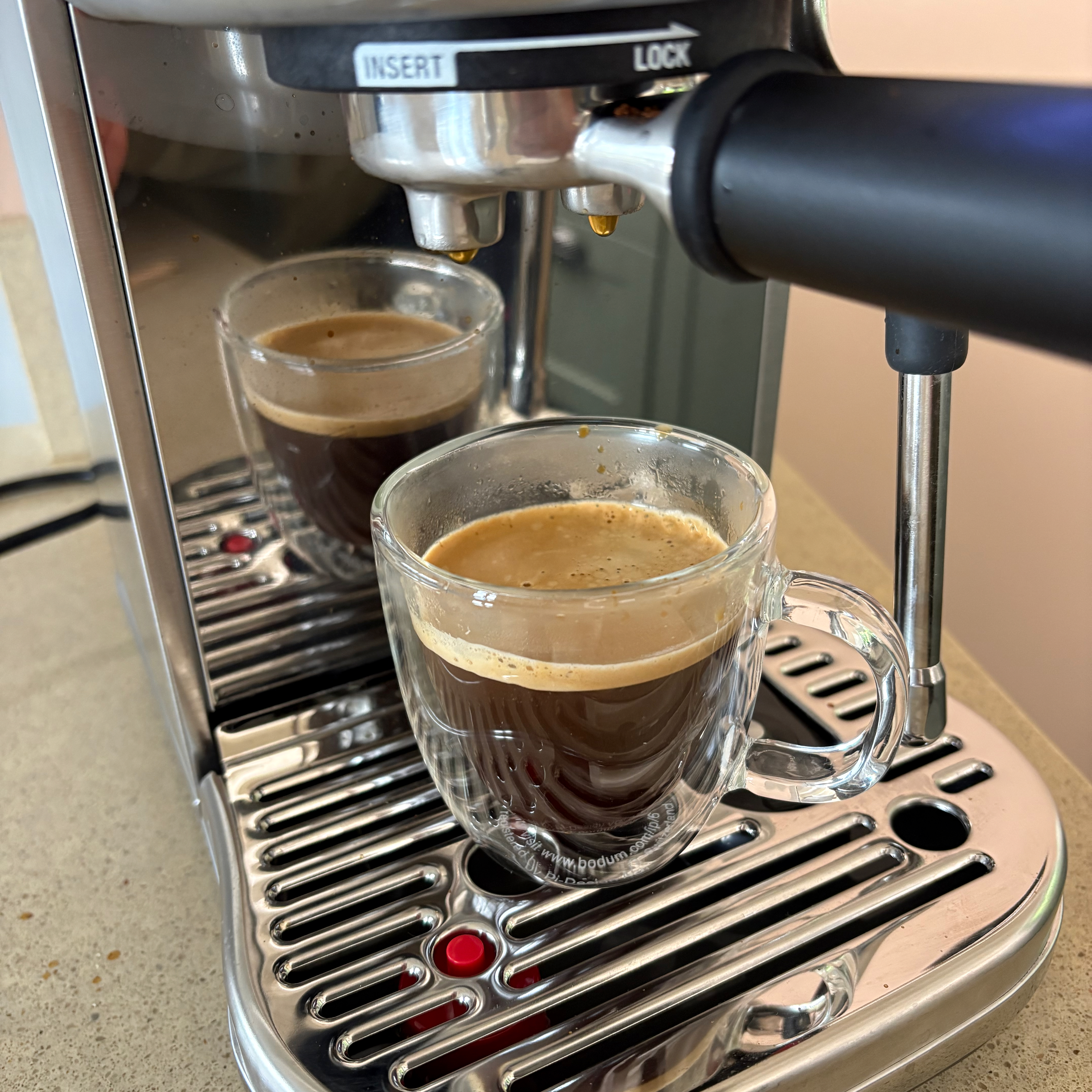 Using the Sage Bambino Plus coffee machine at home
