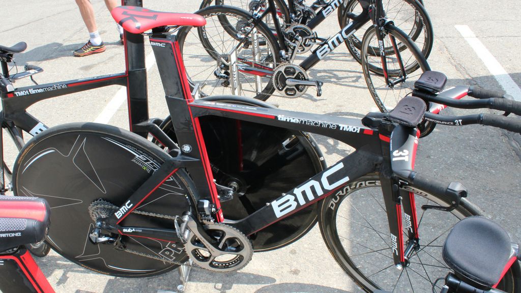 Rohan Dennis' B bike, dialed and at the ready
