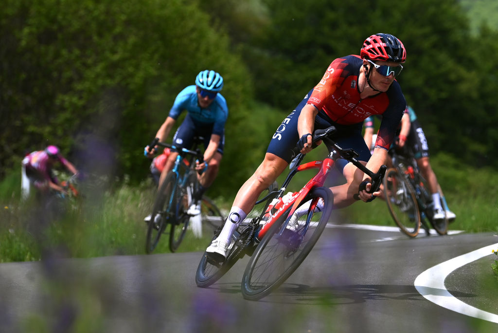 Salvatore Puccio during stage 16 of the 2023 Giro d'Italia