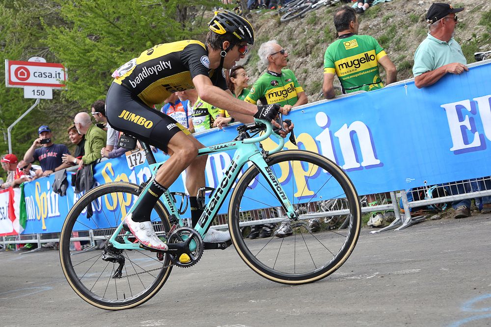 George Bennett competes in stage 19 at the Giro d'Italia