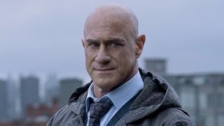 Stabler looking nervous on a rooftop in Law & Order: Organized Crime Season 5x09