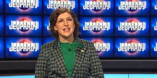 Mayim Bialik talking about being a guest host on Jeopardy!