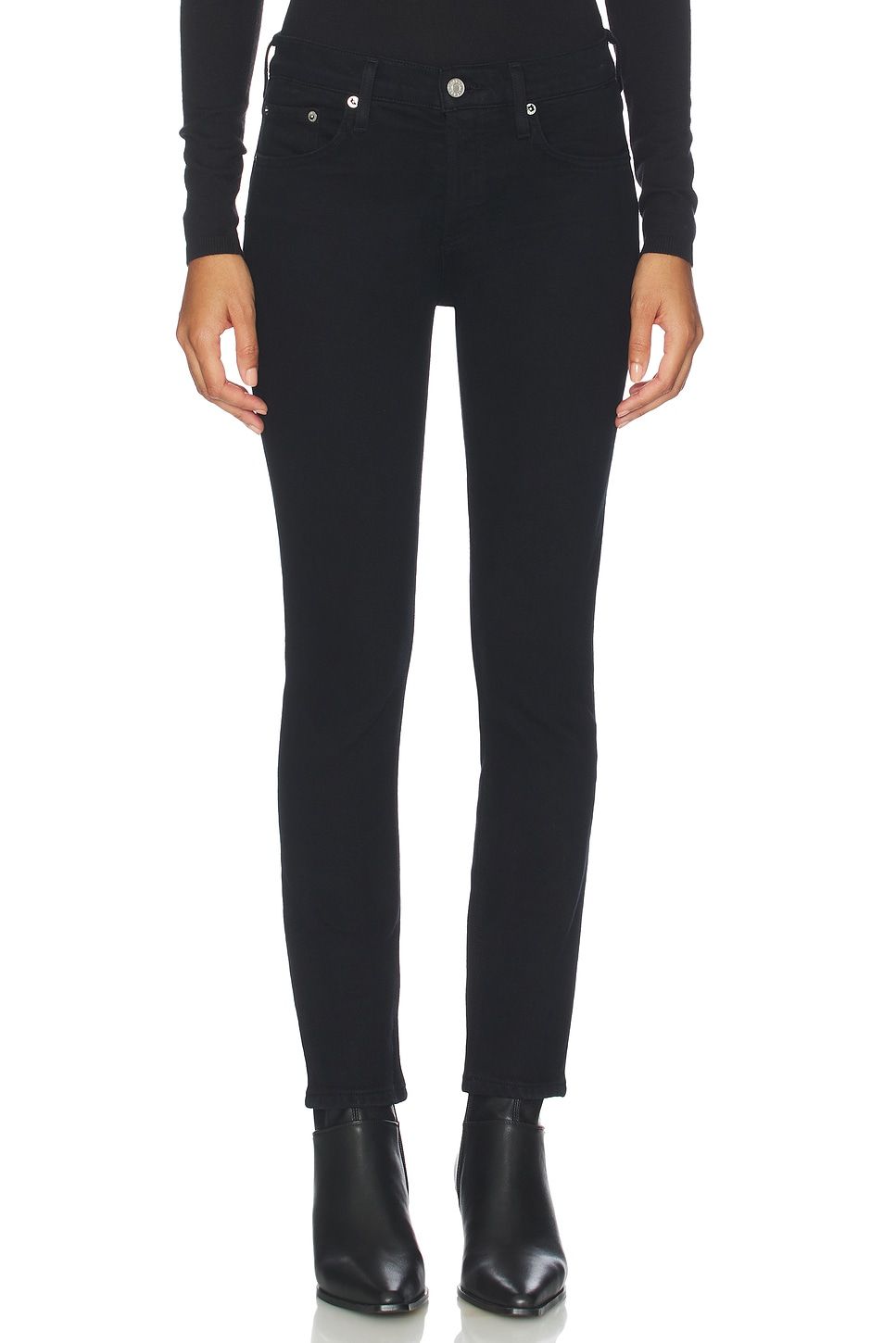 Cocktail Low Rise Ankle Slim Jeans