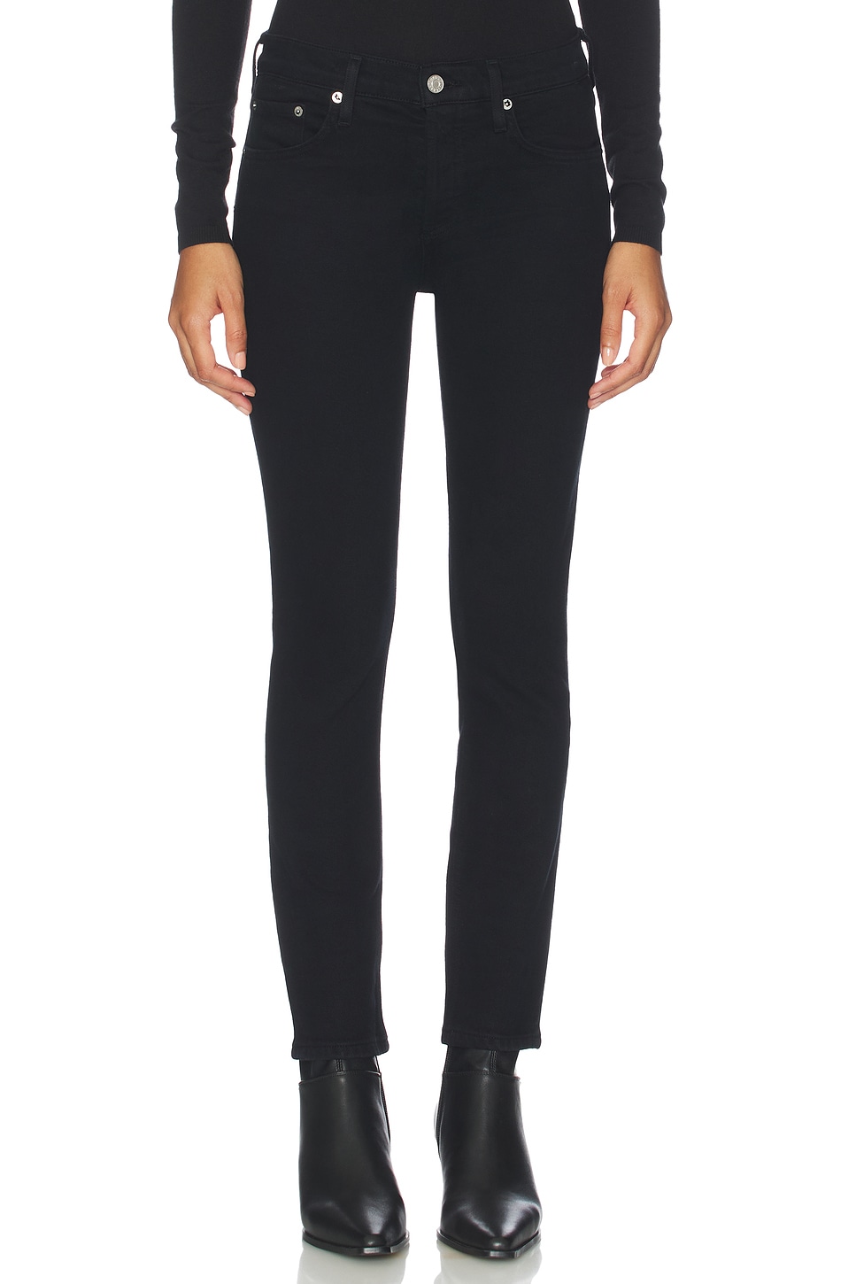 Cocktail Low Rise Ankle Slim Jeans
