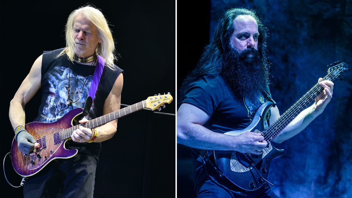 Steve Morse (left) and John Petrucci