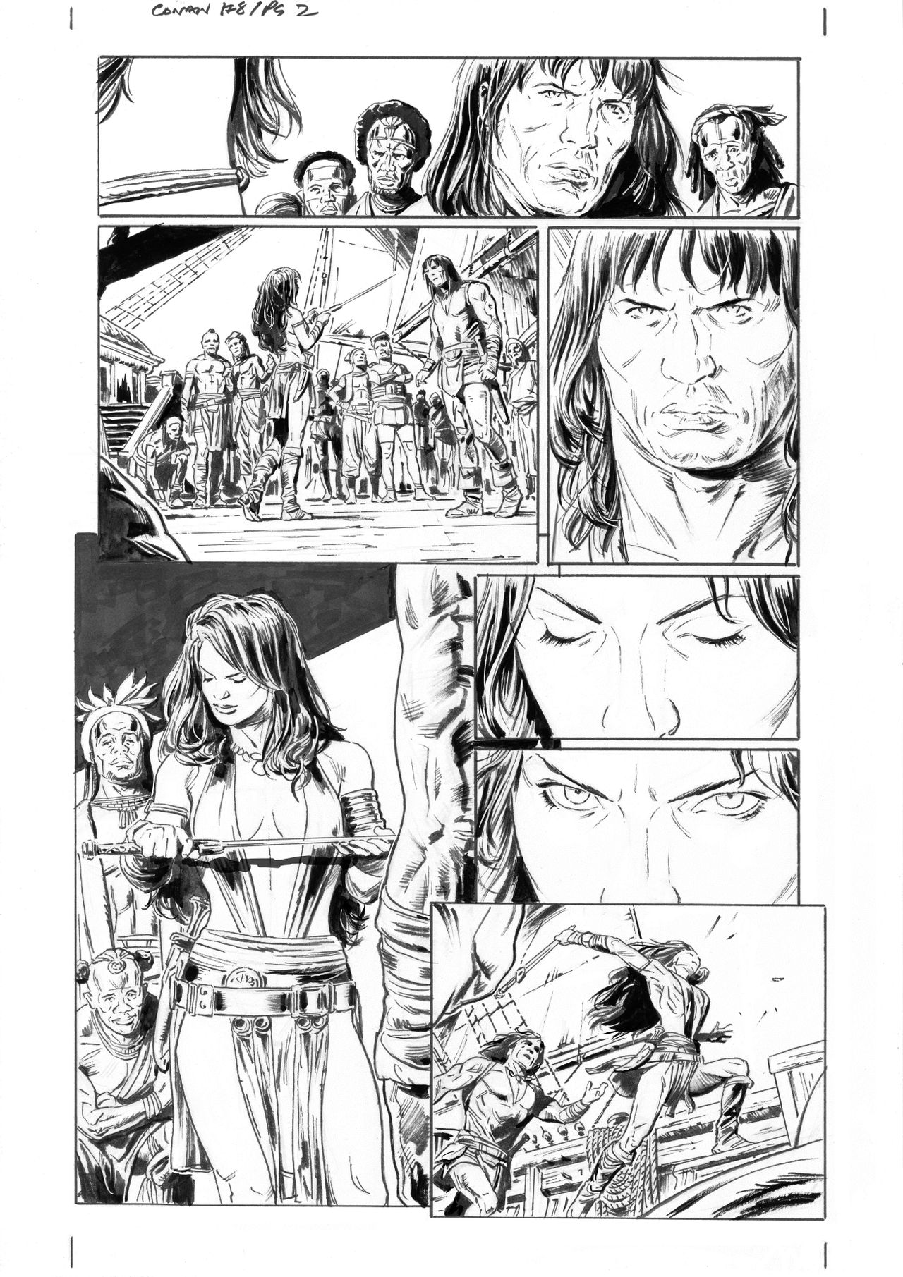 Art from Conan the Barbarian #8