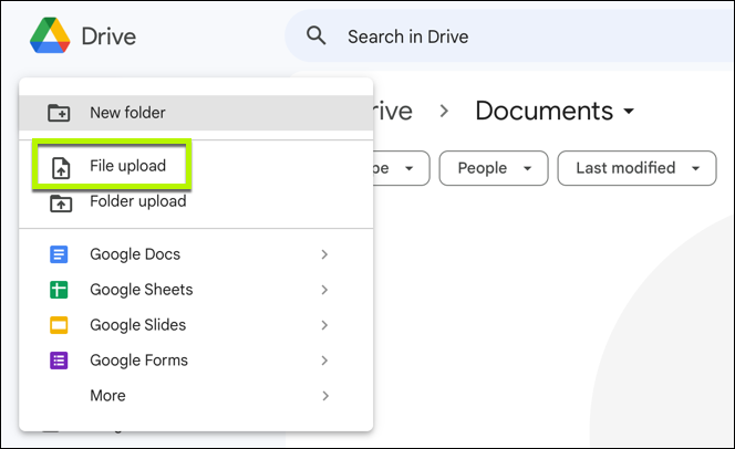 How to convert a Word document to Google Docs