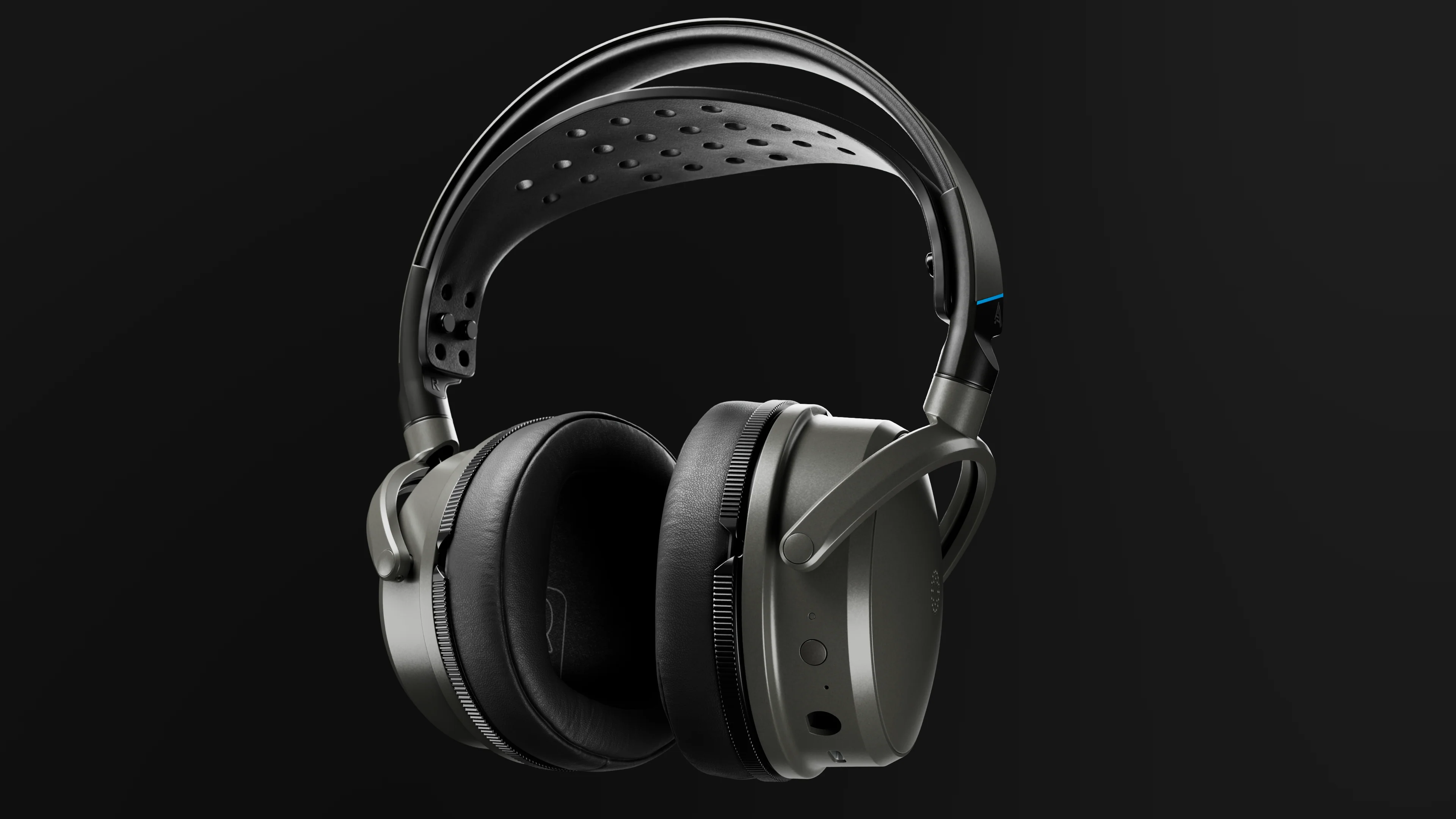 Audeze Maxwell 2 gaming headset on a black background