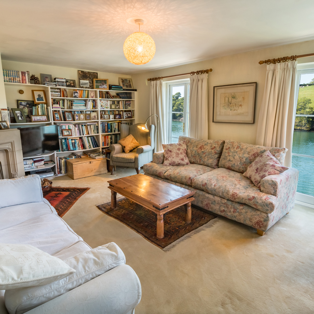 living room with sofa