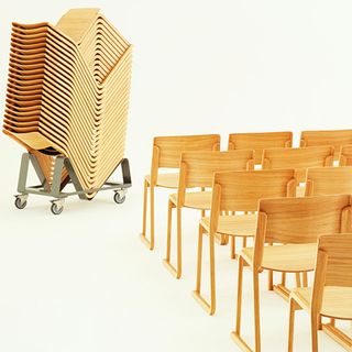 Image of 'Theo' stacking chair