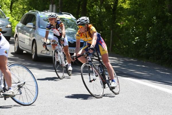 Carla Swart (MTN) will wear the young rider jersey on Stage 8 - competition leader Marianne Vos already has the green jersey.