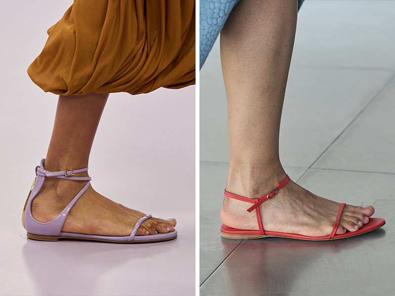 Shoes on the spring/summer 2026 runway