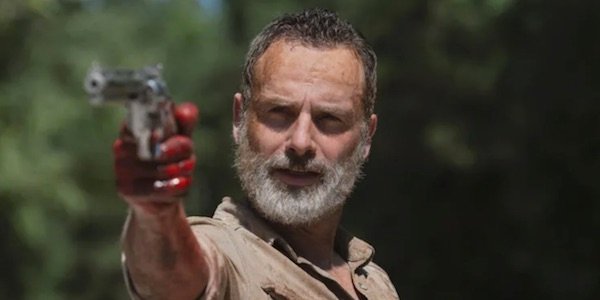 The Walking Dead&#039;s Rick before blowing up the bridge