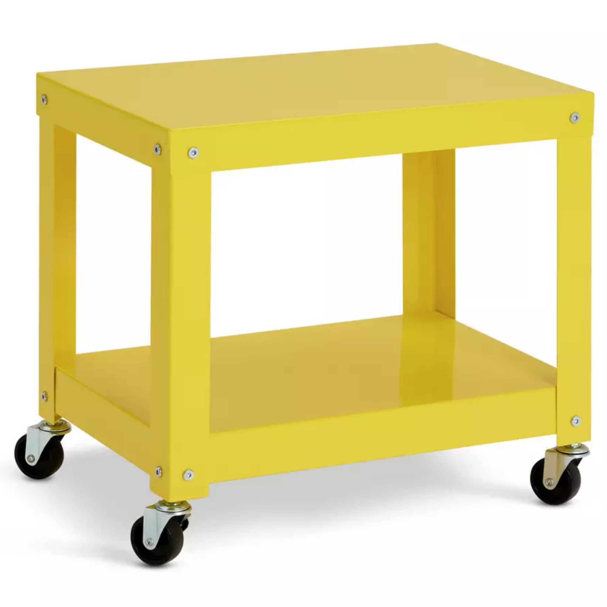 Habitat Archie 2 Tier Bedside Table - Yellow