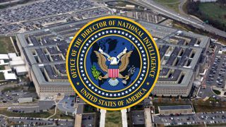 The Pentagon and the seal of the Office of the Director of National Intelligence.