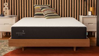 Best cooling mattress: image shows the Cocoon by Sealy Chill Hybrid mattress in a bedroom