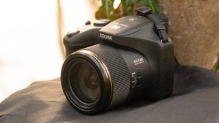 Kodak PixPro AZ653 bridge camera in the shade on a bright day