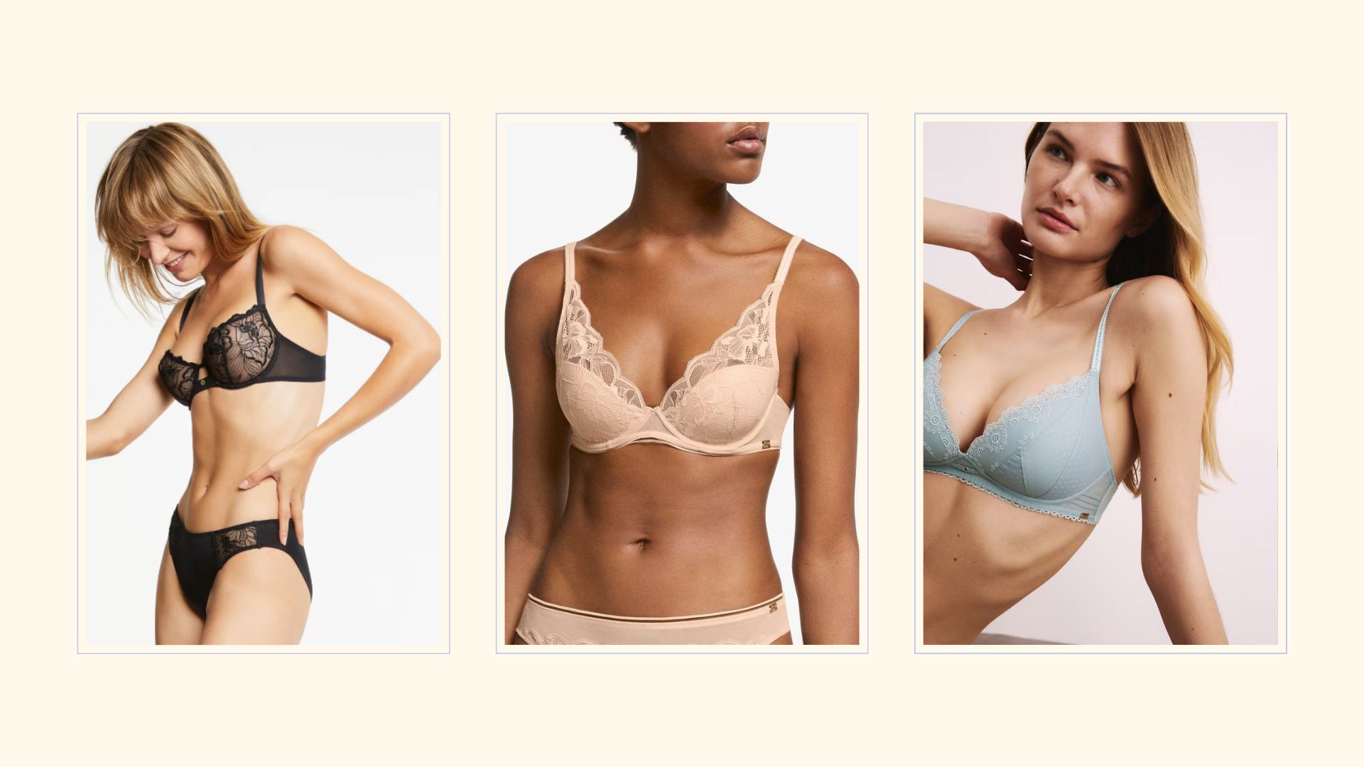 bras vs bralettes: Maison Lejaby, And/Or, M&S