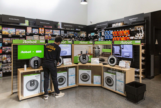 iRobot products on display at a store