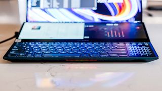 Asus ZenBook Pro Duo 15 OLED light up keyboard