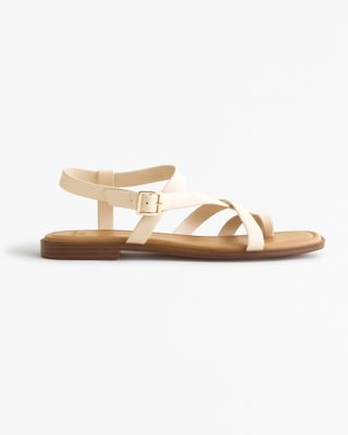 abercrombie, Wide Strappy Slide Sandals