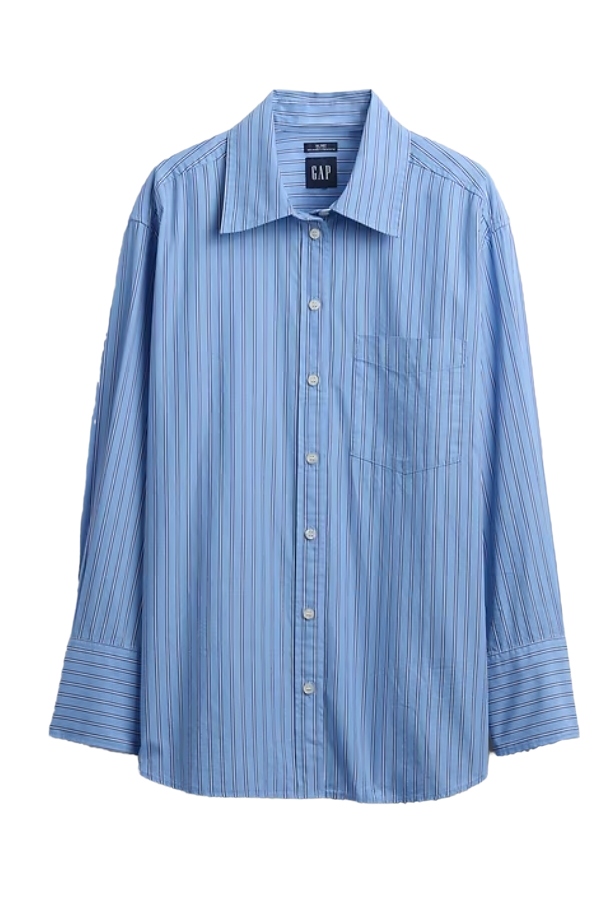 Gap, Organic Cotton Poplin Big Shirt