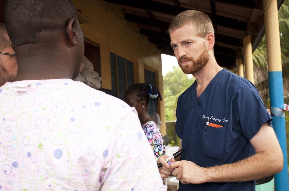 image shows dr. kent brantly