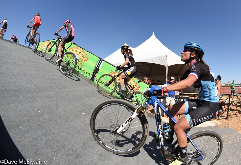 Caroline Mani (Raleigh Clement) riding in the first chase group