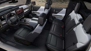 GMC Hummer EV Edition1 front and rear seats