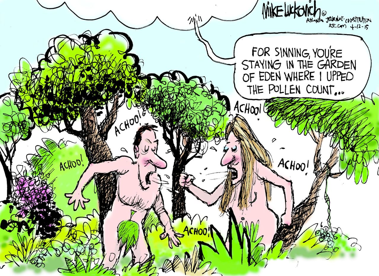 
Editorial cartoon U.S. Spring Allergies