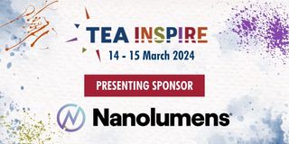 The Nanolumens logo as a presenting sponsor for the INSPIRE conference.
