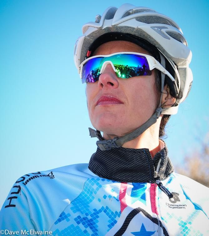 Nicole Duke (Marin Bikes-Spy Optics) on the front row