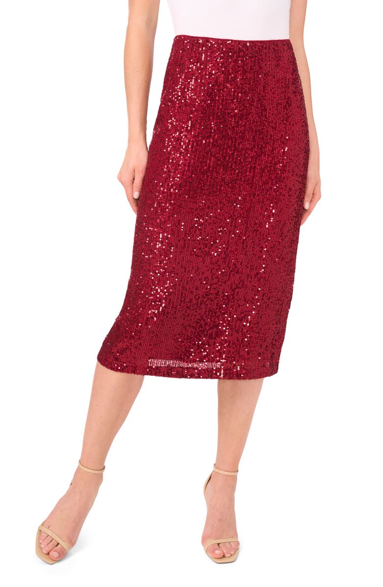 Sequin Pencil Skirt