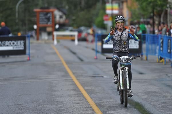 Travis Hauck counts off the number of stages