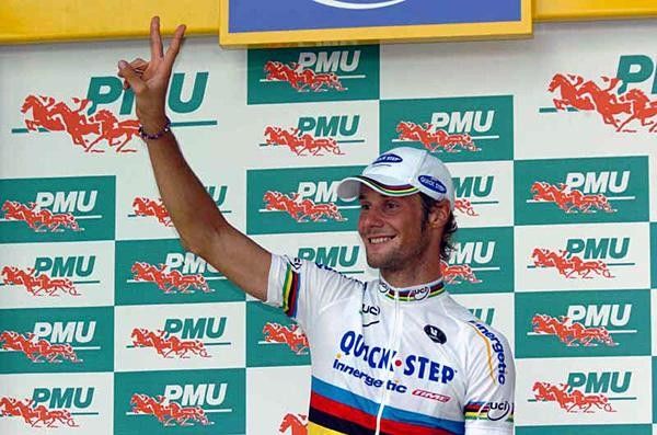 The World Champ salutes the crowd