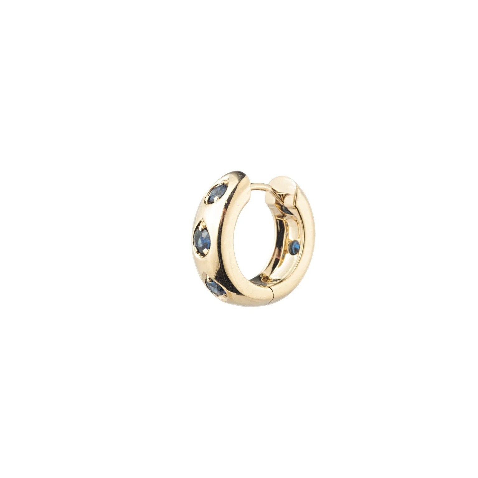 Forever &amp;amp; Always a Pair Gemstone Hoop Earring