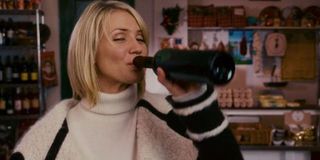 cameron diaz drinking wine in The Holiday 2005