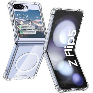AICase Samsung Galaxy Z Flip 5 Clear Case with MagSafe