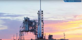 Falcon 9, Intelsat 35e on the Pad