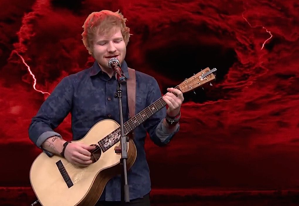 Ed Sheeran sings death metal, hardcore rap