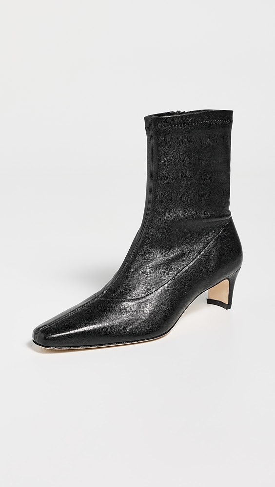 Wally Sock Ankle Boots - Black