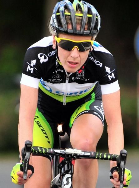 Judith Arndt (Orica-GreenEdge) on her way to the German road title
