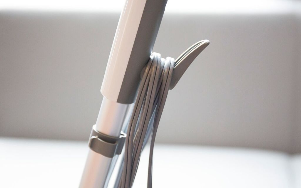 The Light 'n' Easy has a 19-foot cord that is easy to wrap for storage.