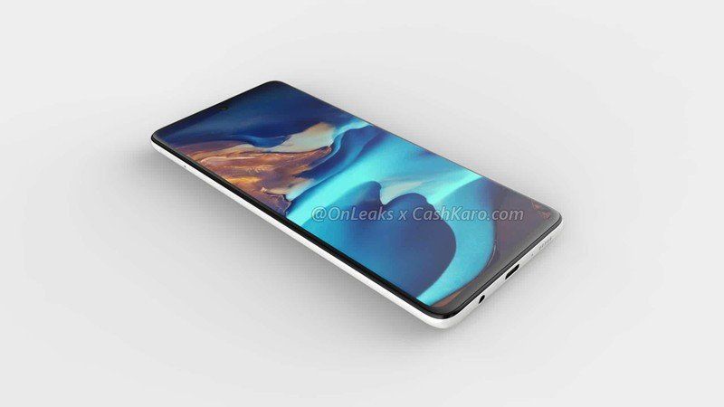 Galaxy A71 CAD-based Render
