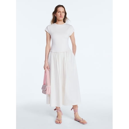 Scoop Women&amp;rsquo;s Maxi Dress With Short Dolman Sleeves, Sizes Xs-4x